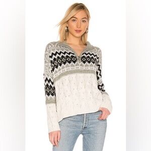 John & Jenn by Line Oswald Sweater in Eclipse